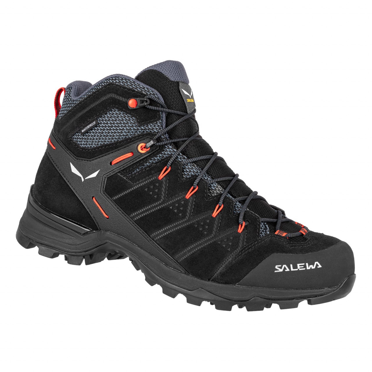 Salewa Men's Alp Mate Mid Waterproof Hiking Boots Black/Orange LFY-640725